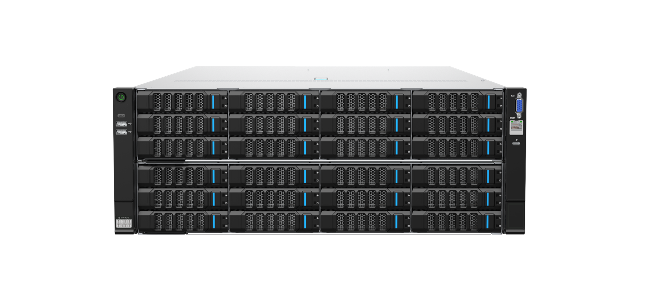 Hybrid flash distributed parallel storage CS6000