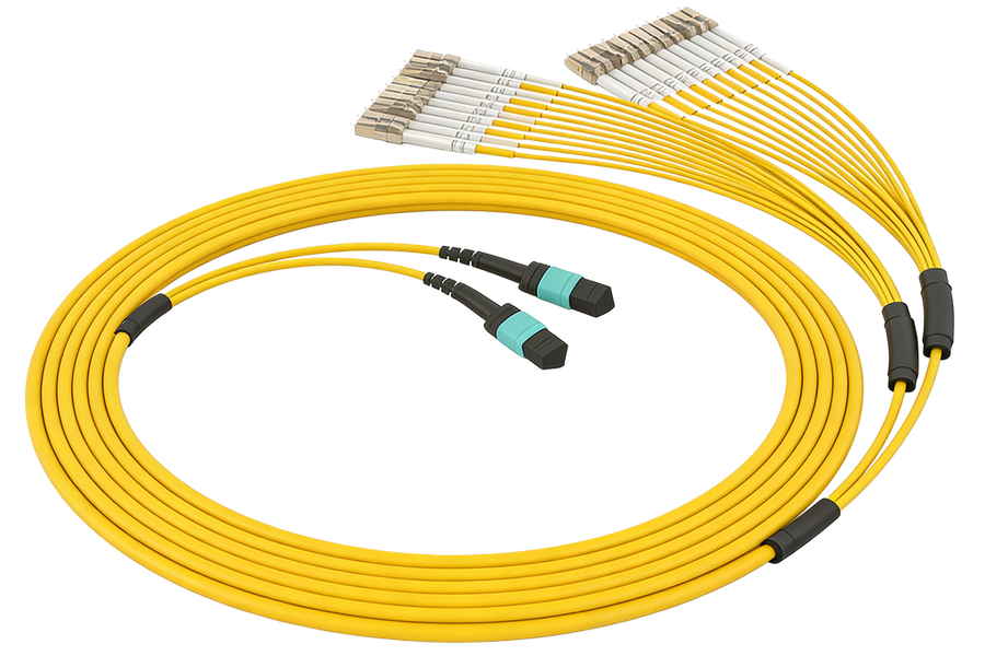 MTP12-LC Hybrid Trunk Fiber Cable OS2